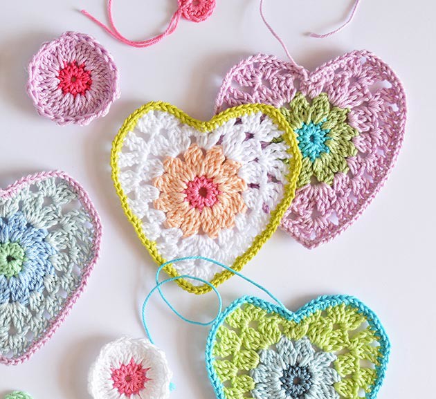 Granny Chic Heart CrochetObjet