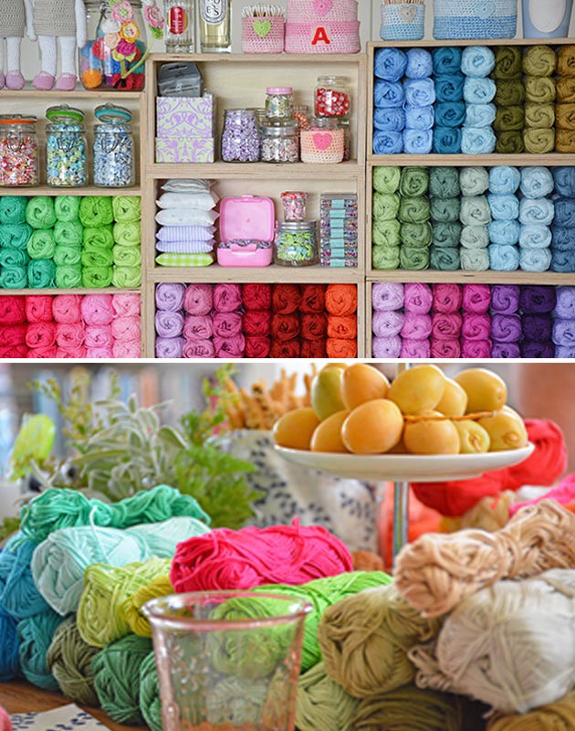 1 kitchen table & 80 cotton colours :: hooky summer workshops ...