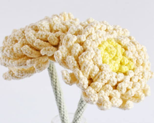 The Chrysanthemum Flower Pattern CrochetObjet