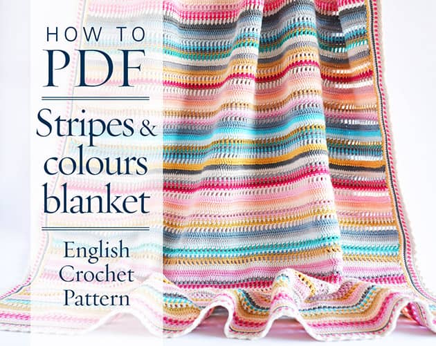 crochet blanket pattern pdf