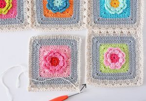 Love Garden Crochet Blanket Joining Tutorial - CrochetObjet