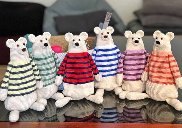 crochet bears