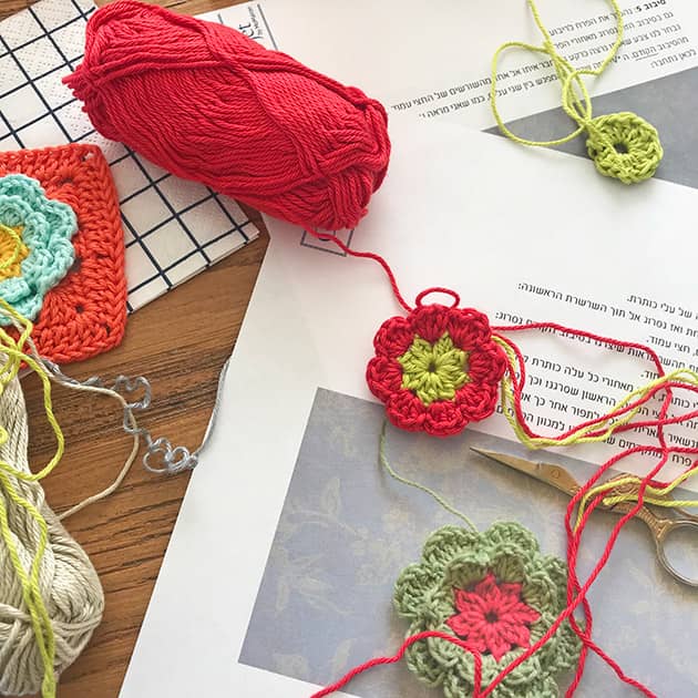 flowers crochet