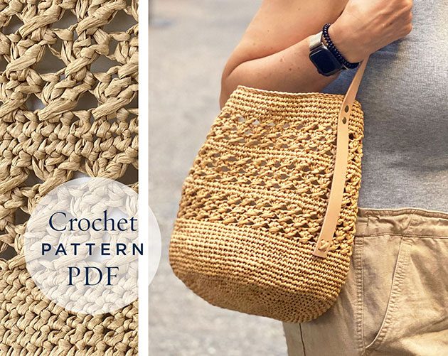 Buy Bamboo Handle Handbag Crochet Pattern, Big Handle Bag, Handle Tote/purse  Pattern, Easy Pattern, Instant PDF Digital Download Online in India - Etsy