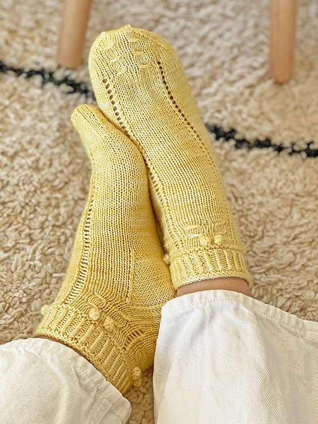 keep shinin socks pattern